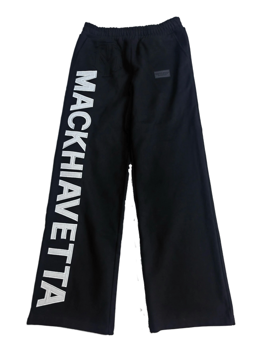 MACKHIAVETTA TRADEMARK SWEATPANTS BLACK