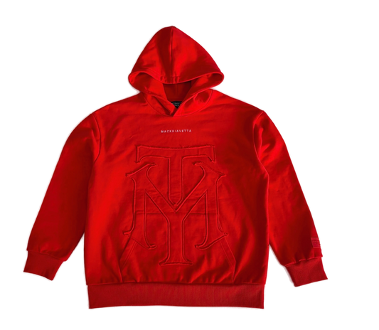 MACKHIAVETTA TRADEMARK HOODIE RED