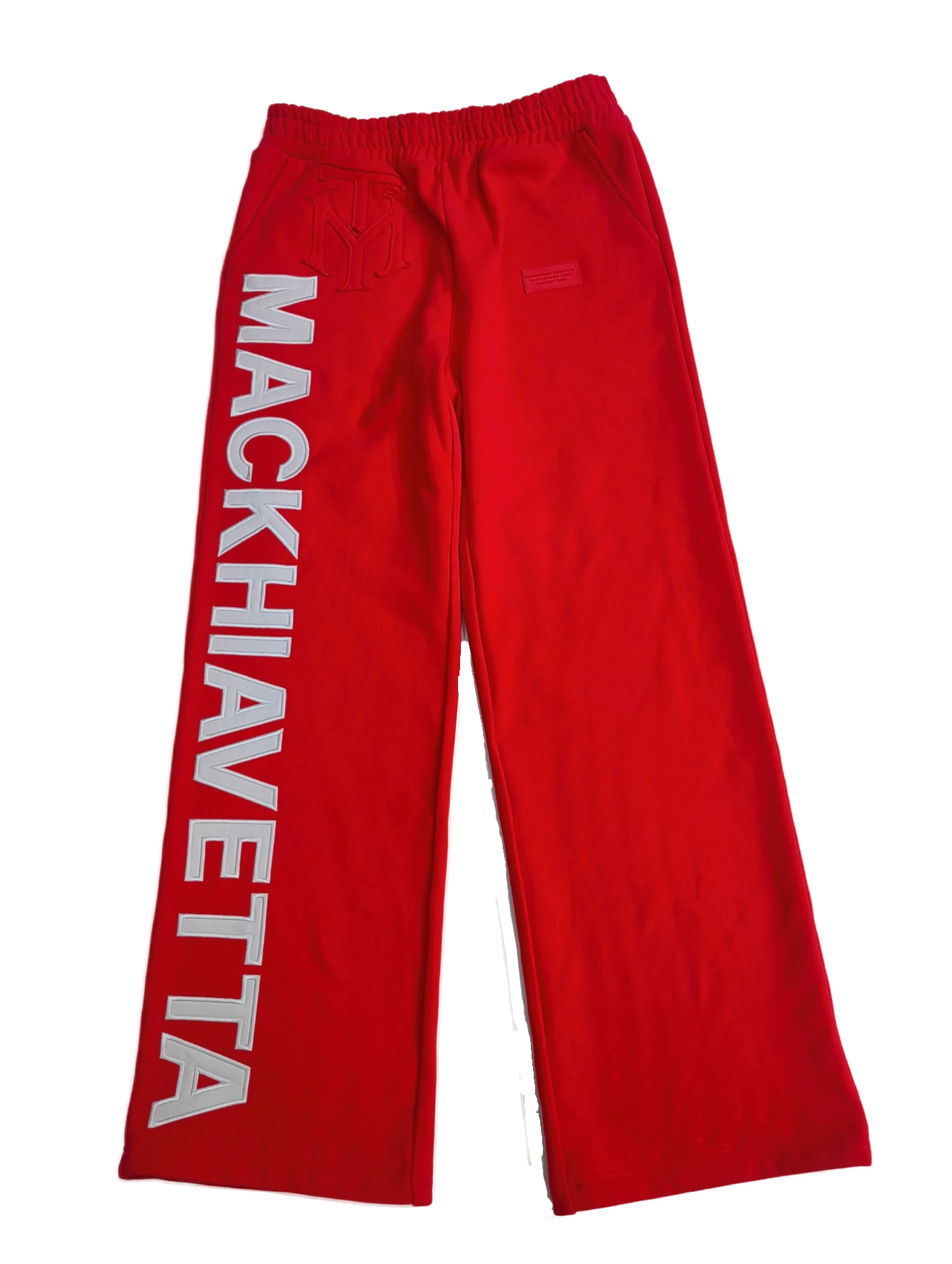 MACKHIAVETTA TRADEMARK SWEATPANTS RED